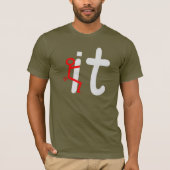 ねじ込む Tシャツ (正面)