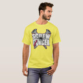 ねじ頭頸部がん Tシャツ (正面フル)