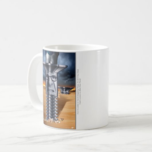 ねじ コーヒーマグカップ (正面左)