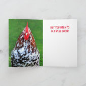 ねずみおもしろいの強いオンドリ カード (内部)