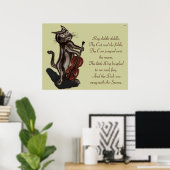 ねずみとヴァイオリン ポスター (ホームオフィス)