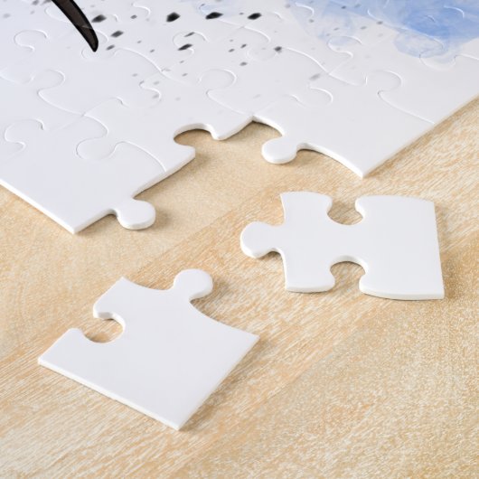 ねずみと豆の焼き方 ジグソーパズル (側面)