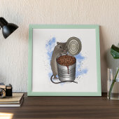 ねずみと豆の焼き方 ポスター