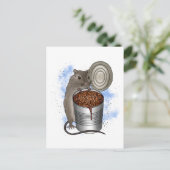 ねずみと豆の焼き方 ポストカード (スタンド正面)