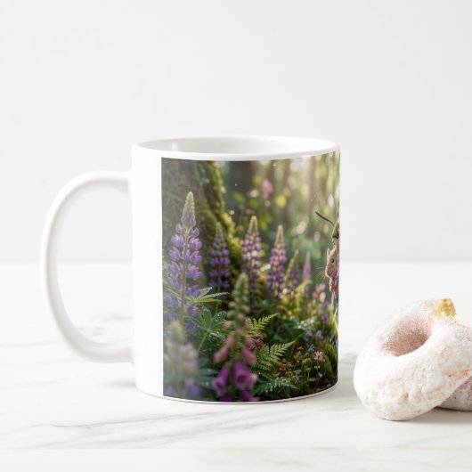 ねずみは乗り物に乗る コーヒーマグカップ (ドーナツ)