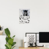 ねずみーランドを覗く猫、ルイス・ウェイン ポスター (ホームオフィス)