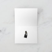 ねずみ年ネコの年賀状 カード (内部)