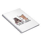 ねずみ愛好家への贈物 |ネズミのペットは動物を齧歯動物 ノートブック (右側)