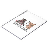 ねずみ愛好家への贈物 |ネズミのペットは動物を齧歯動物 ノートブック (左側)