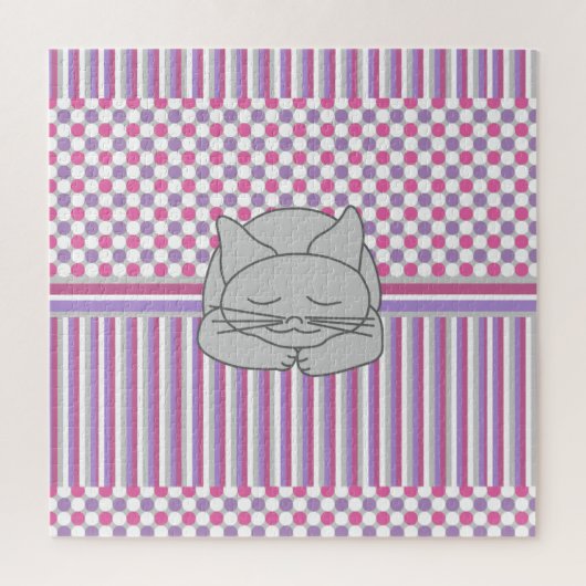 ねずみ猫パターン ジグソーパズル (縦)