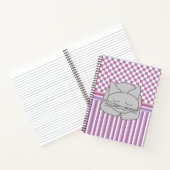 ねずみ猫パターン ノートブック (内部)