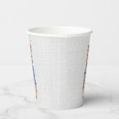 ねずみ色の質感を持ったウサギのピーター 紙コップ (右)