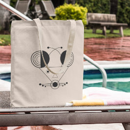 ねずみ〔占星術の〕十二宮図トート – 巧妙運な版 トートバッグ