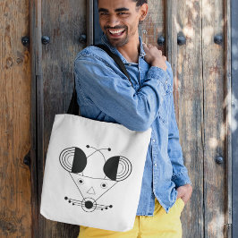 ねずみ〔占星術の〕十二宮図運バッグ – 幾何学付しゃれている クロスボディバッグ