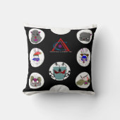 ねずみ&友の枕 クッション (正面)