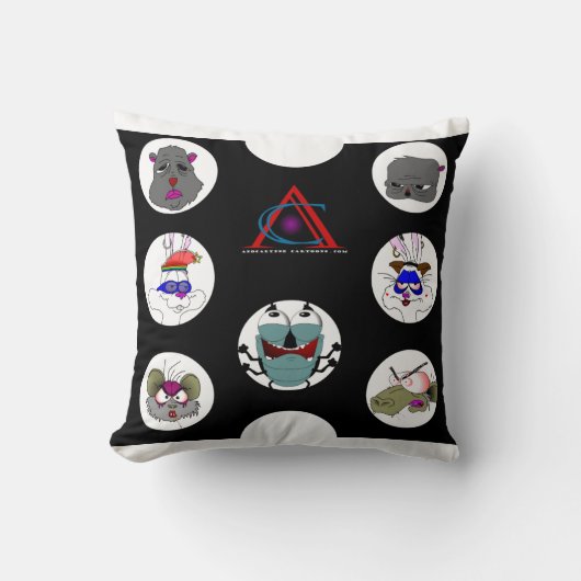 ねずみ&友の枕 クッション (正面)