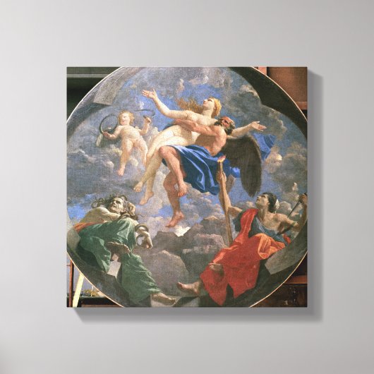 ねたみの遠くに手の届かない時間によって盗まれた真理 キャンバスプリント (正面)