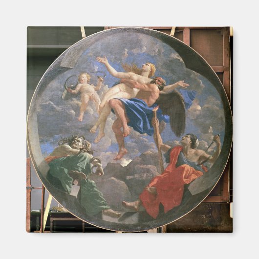 ねたみの遠くに手の届かない時間によって盗まれた真理 マグネット (正面)