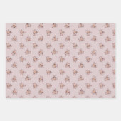 ねむたいペットかわいい ラッピングペーパーシート (正面3)