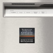 ねむたい太陽がラディーバスセットの詩を眠らせる マグネット (インサイチュ (食洗機))