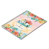 ねむねむベイビーパンダの花夢日記 ノートブック (左側)