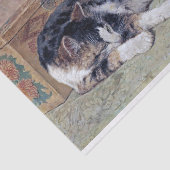 ねむねむ猫 • ヘンリエッタ・ロンнер=クニップ (1821-1909) 薄葉紙 (詳細)