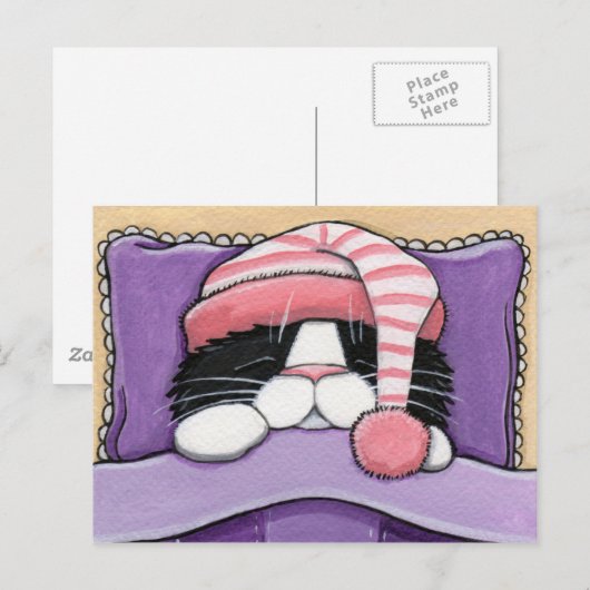 ねむり猫 - ポストカード (正面/裏面)