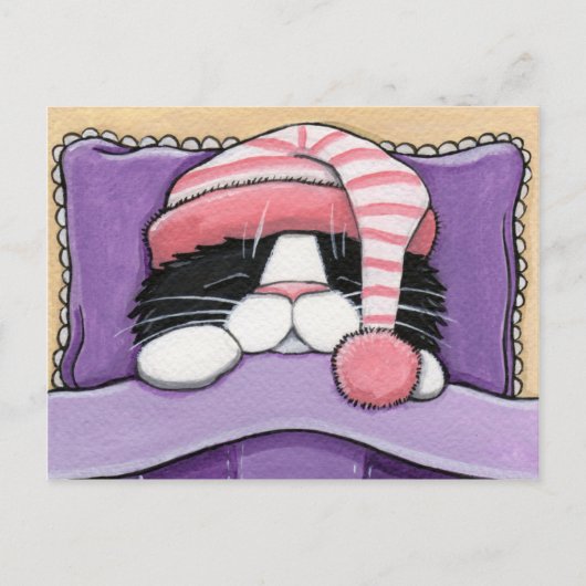 ねむり猫 - ポストカード (正面)