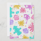 ねんど誕生日パーティー 招待状 (裏面)