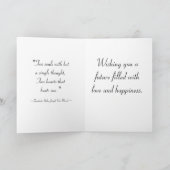 のあいさつ結婚カード カード (内部)