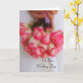 のあいさつ結婚カード カード (黄色い花)