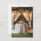 のあいさつ結婚カード>婚約カード カード (裏面)