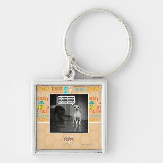 のおびえていることを何もありません キーホルダー (正面)