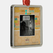 のおびえていることを何もありません メタルオーナメント (右)