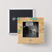 のおびえていることを何もありません 缶バッジ (正面&裏面)