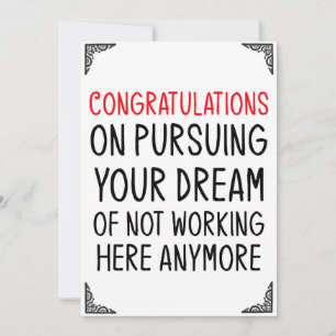 のおもしろいカー離れドギフト従業員の同僚 招待状