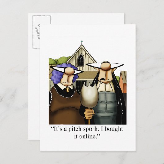 のおもしろい保Touch内はがき 案内ポストカード (正面/裏面)