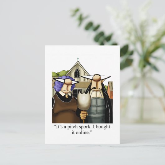 のおもしろい保Touch内はがき 案内ポストカード (スタンド正面)