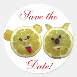 のおもしろい結婚封筒用シール ラウンドシール