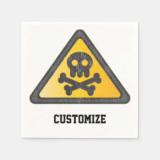 のおもしろいSignThunder_Cove スタンダードカクテルナプキン (正面)