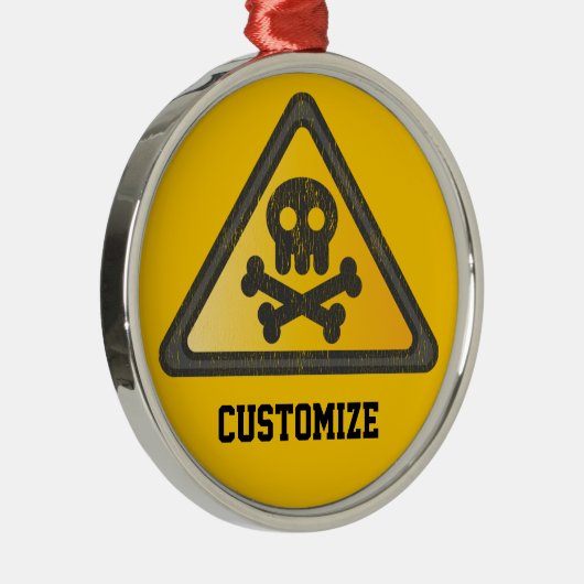 のおもしろいSignThunder_Cove メタルオーナメント (右)