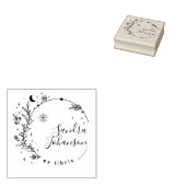 ～のお洒落図書室から手書きの植物学 ラバースタンプ (押印)