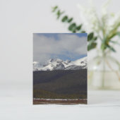 のこぎりの山の雪の山 ポストカード (スタンド正面)