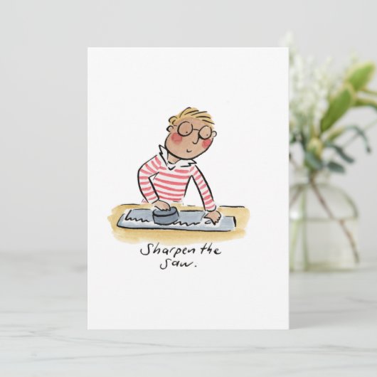 のこぎりを研ぐ 招待状 (スタンド正面)