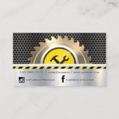 のこぎり | 金属グリル | ツールボックス 名刺 (裏面)