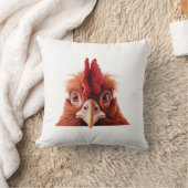 のぞきにわとり クッション (ブランケット)
