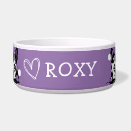 のぞきコーギー カスタマイズ パープルテーマ ボウル