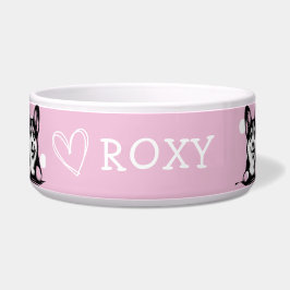 のぞきコーギー カスタマイズ ピンクテーマ ボウル