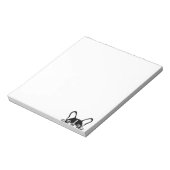 のぞきフランスのブルドッグ ノートパッド (回転)