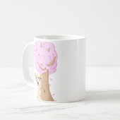 のぞきーいワンちゃんマグ!! コーヒーマグカップ (正面左)